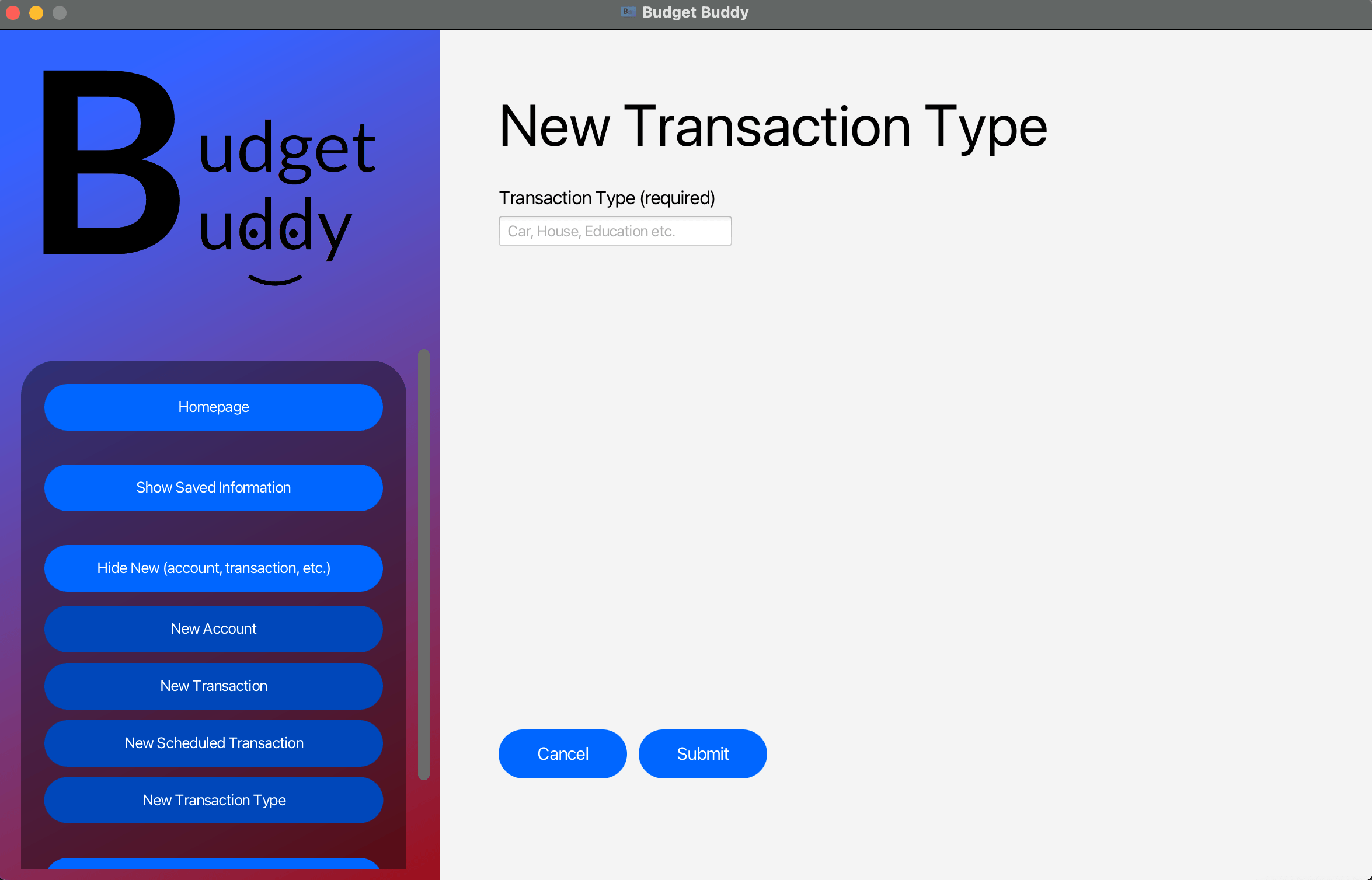 User Saved List Search History