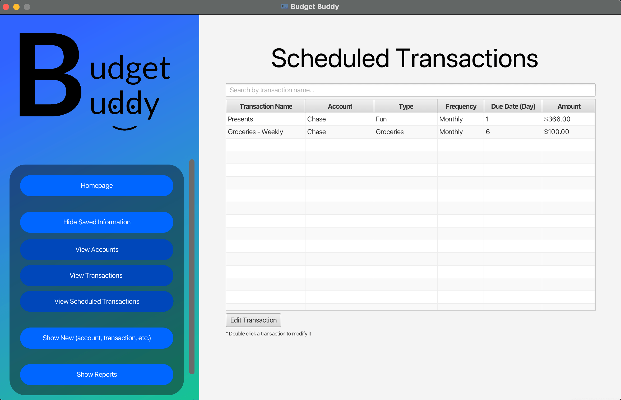 Store Search Results and Locations